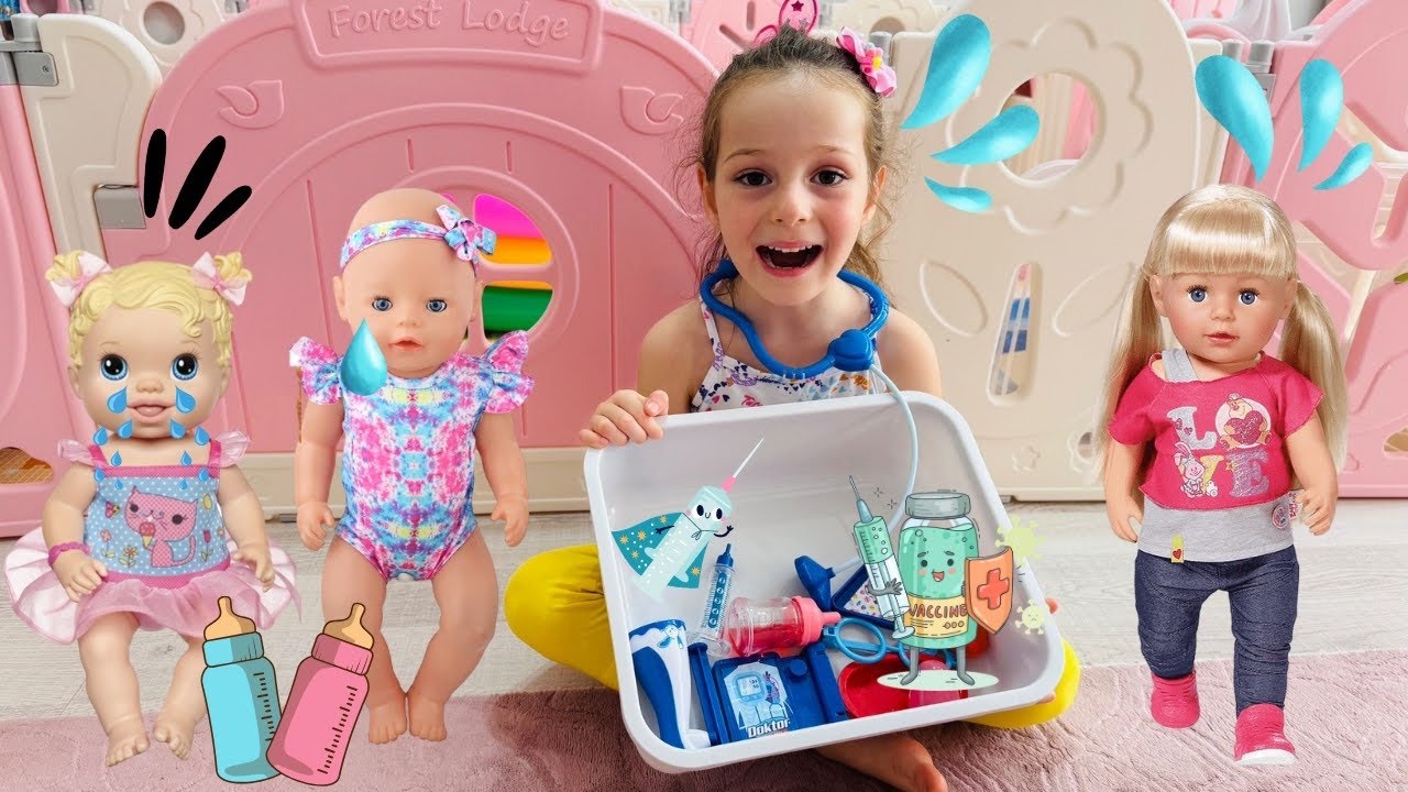 Kız Oyunları!Ada Bebekleri İle Evcilik Oyunu!Oyuncak Bebek Bakma Videosu,Kız Oyunları​⁠​⁠ 