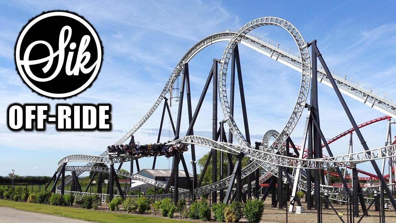 Sik Off-Ride Footage (60FPS), Flamingo Land Intamin 10 Inversion Coaster | Non-Copyright