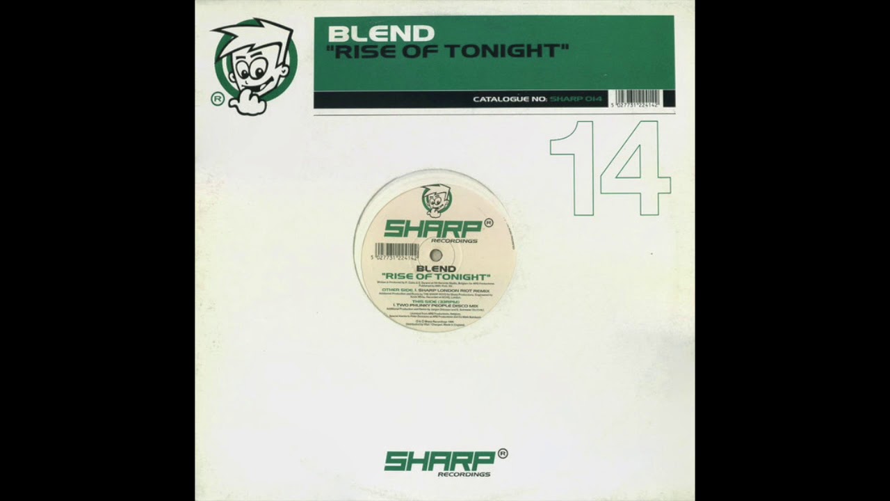 Blend - Rise Of Tonight (Two Phunky People Disco mix) (1999) {House}