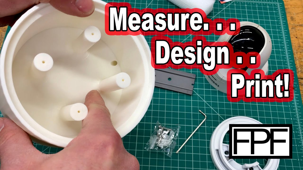 3D Printed Mounting Adapter for Security Camera