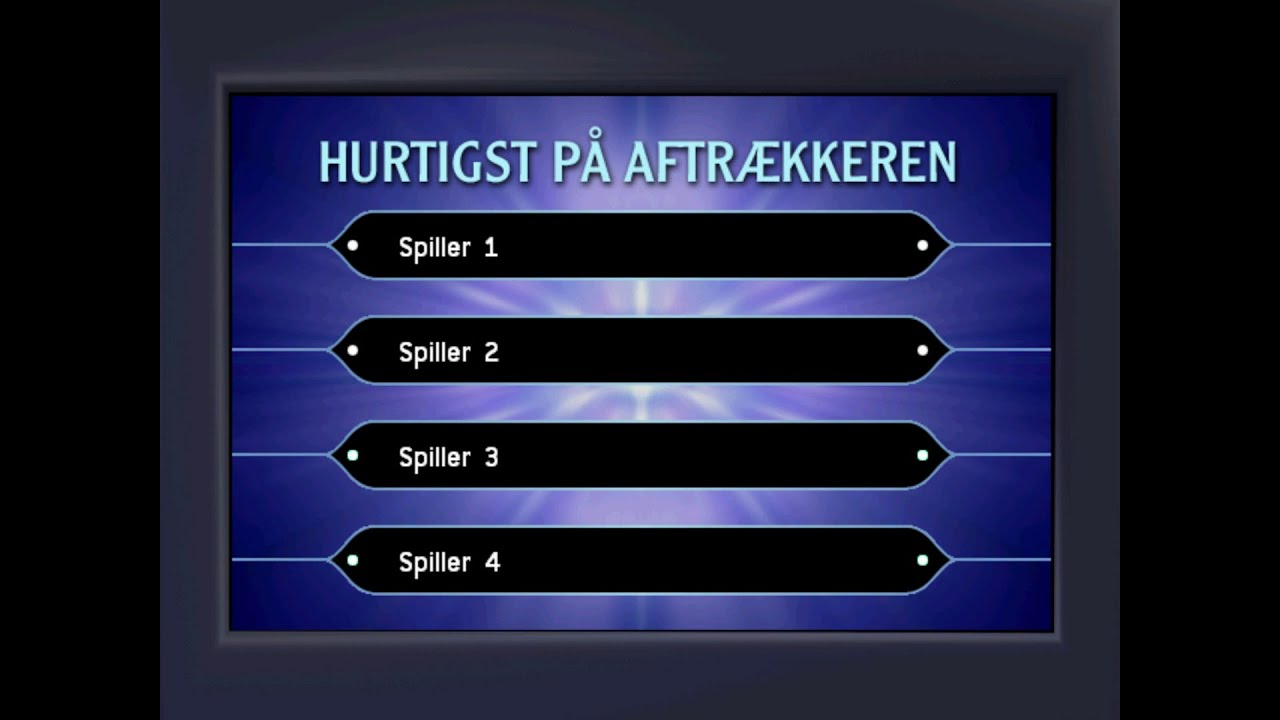 [PC💿] 🇩🇰 Hvem vil være Millionær? (2001) (fraklip) Hurtigst på aftrækkeren