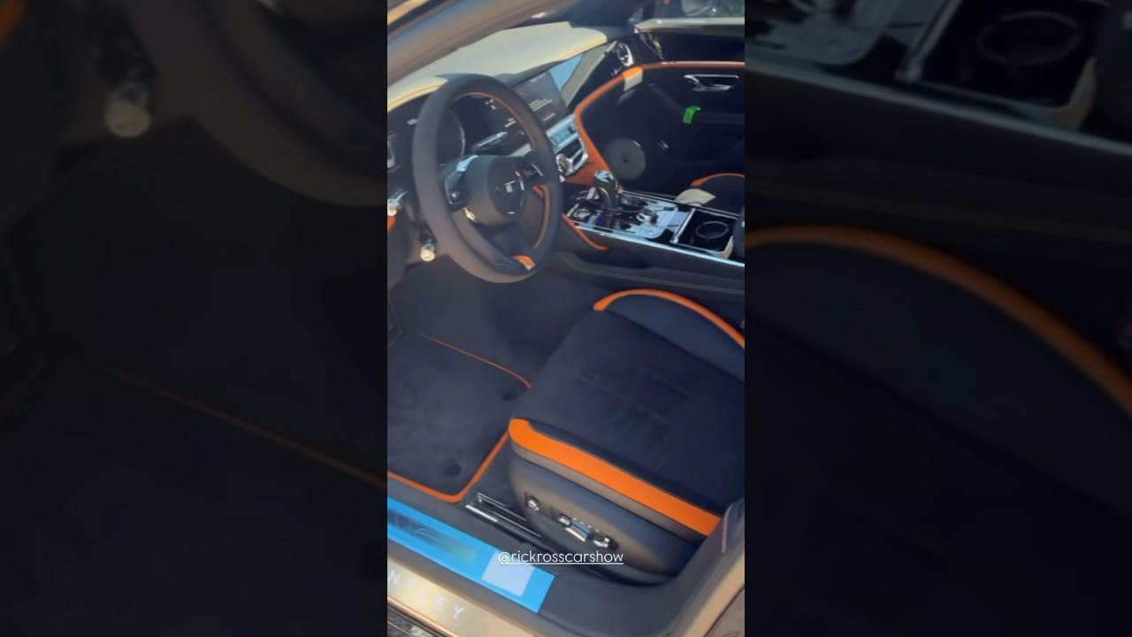 Рик Росс говорит, что это его первый опыт вождения нового Bentley 2026 года ￼￼