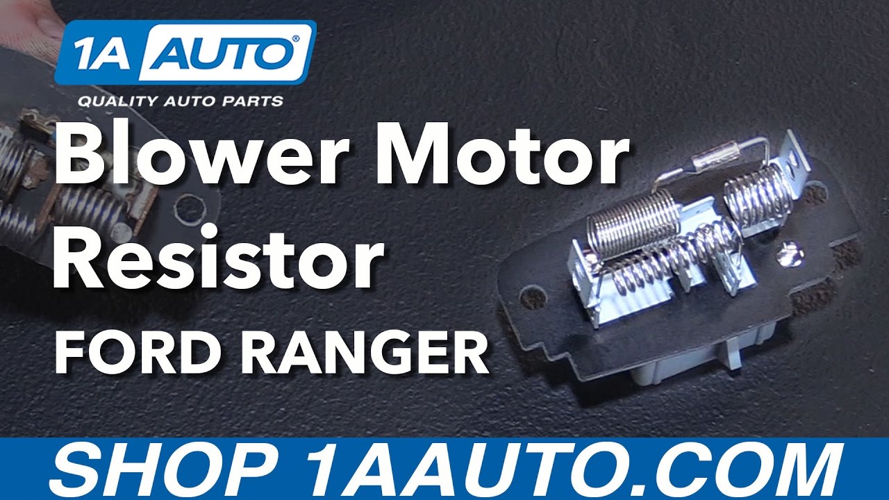 How to Replace Blower Motor Resistor 95-11 Ford Ranger