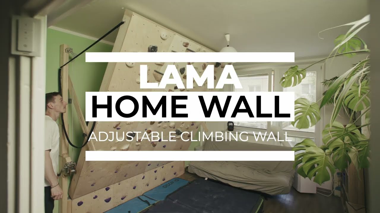 Lama Home Wall - Adjustable Climbing Wall for home training