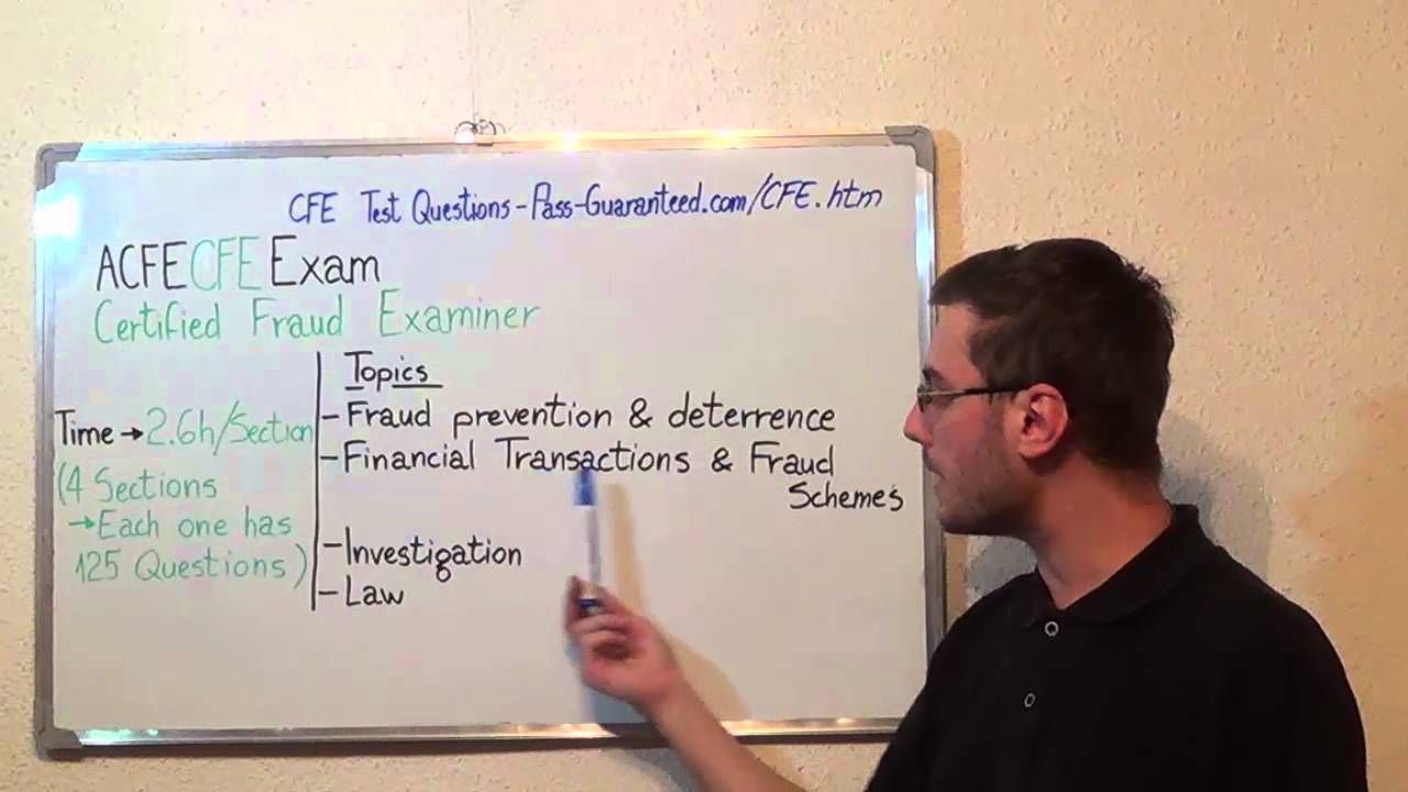 CFE &ndash; Certified Exam Fraud Test Examiners Questions