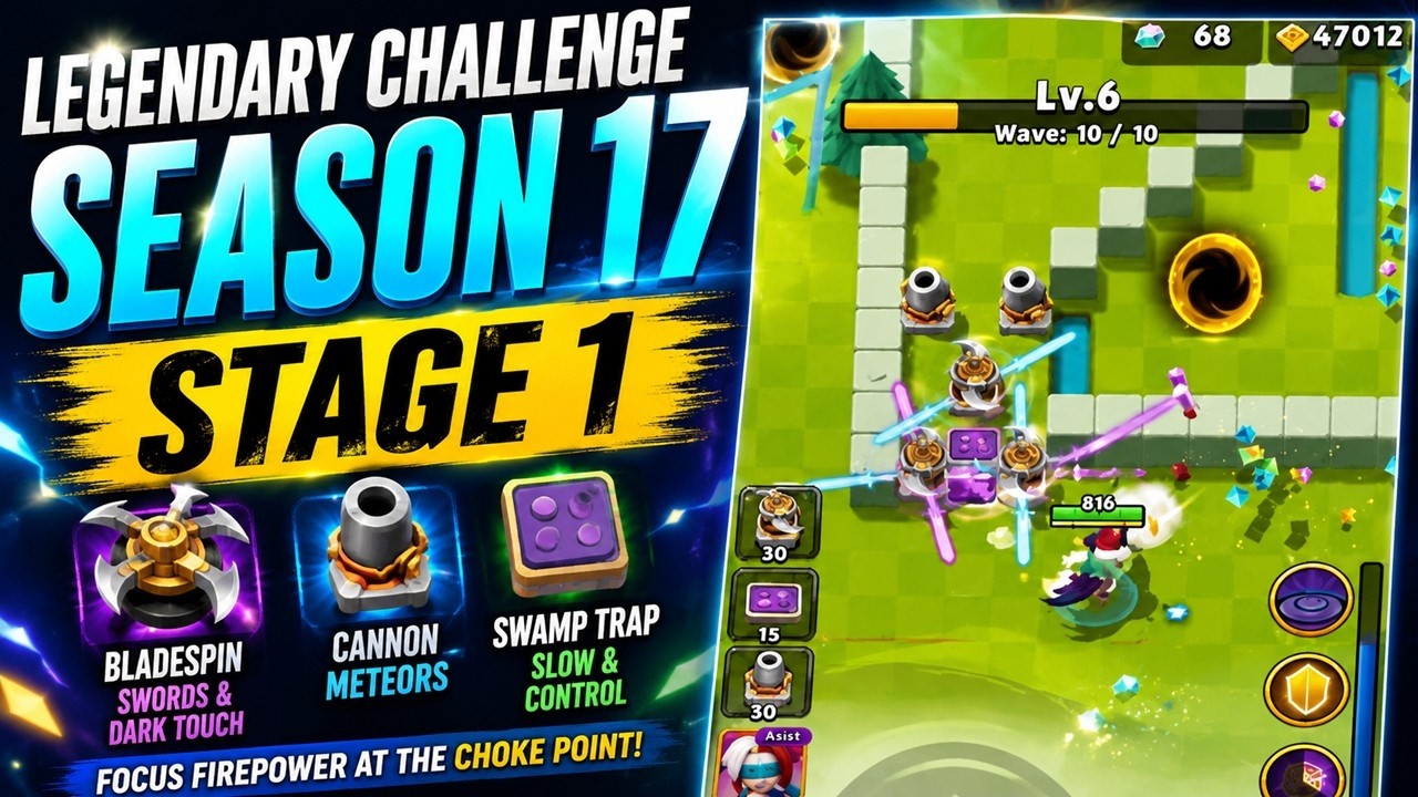 ARCHERO: Legendary Challenge S17 Stage 1 Guide