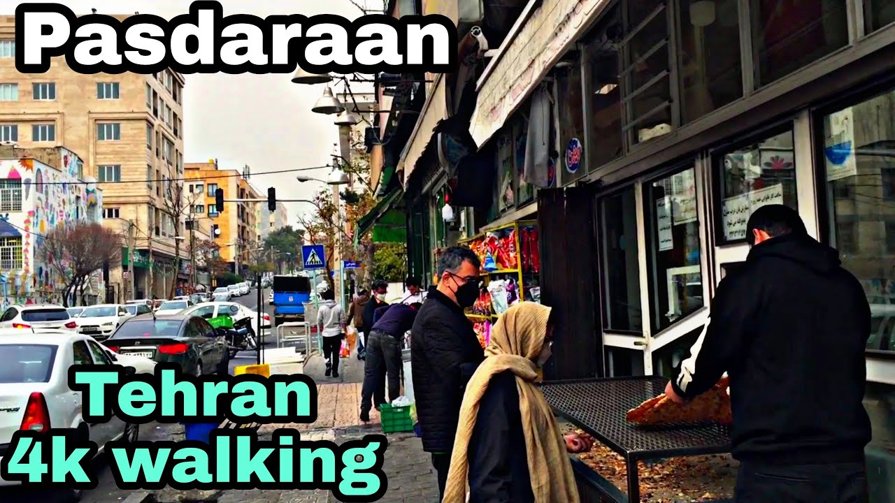 [Tehran 2021] ,[Walk with me Iran 2021] | Pasdaran St in Tehran city /تهران پاسداران
