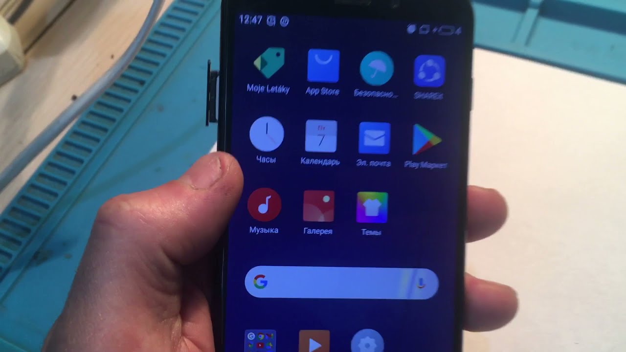 Meizu M6S разборка замена гнезда заряда M712h оторван контакт