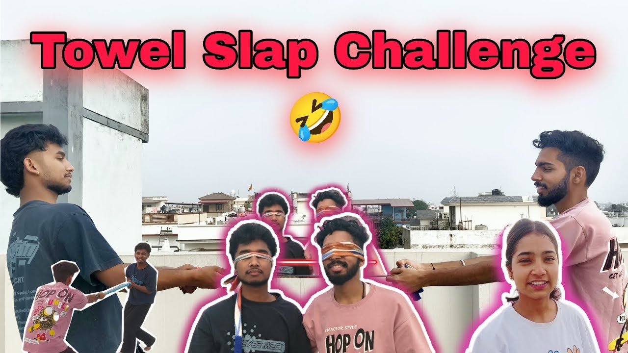 TOWEL SLAP + POISON CHALLENGE 🤣 Chote Bhai ne Bada Bhai ko haraya🤣🤣  