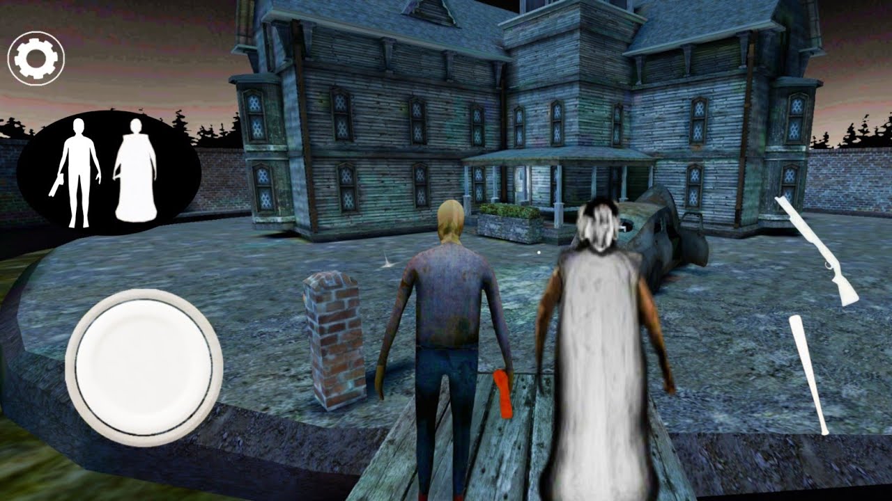 Играю за персонажа «Бабушка и Дедушка» в доме Бабушки с побегом с моста 🤣 | Бабушка 3