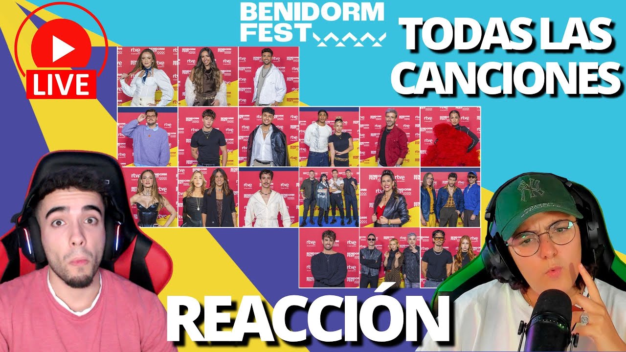 REACCIÓN a las 18 CANCIONES del BENIDORM FEST 2026 - Yas & Àlex