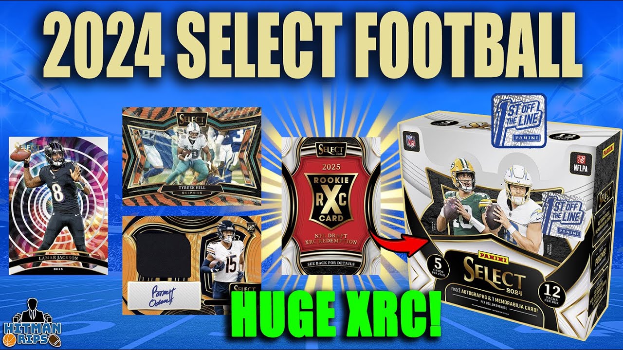 HUGE XRC?! 2024 Select Football 1st Off The Line Box (FOTL)