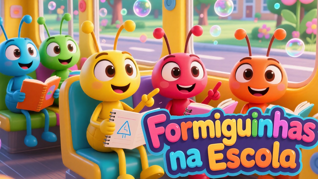 Musica das formiguinhas na escola - Recreio Magico