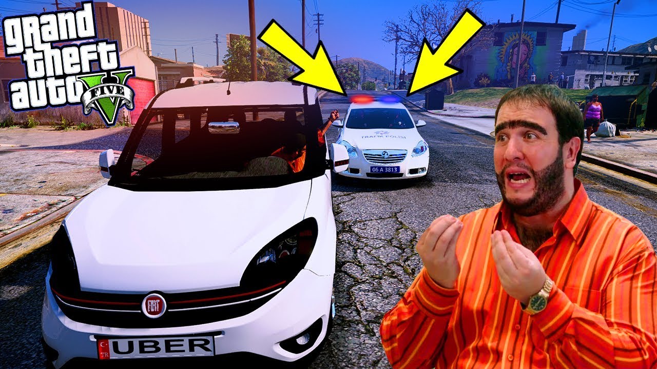 MÜŞTERİ RECEP'İ POLİSE ŞİKAYET ETTİ! - GTA 5 RECEP İVEDİK UBER ŞOFÖRÜ MODU
