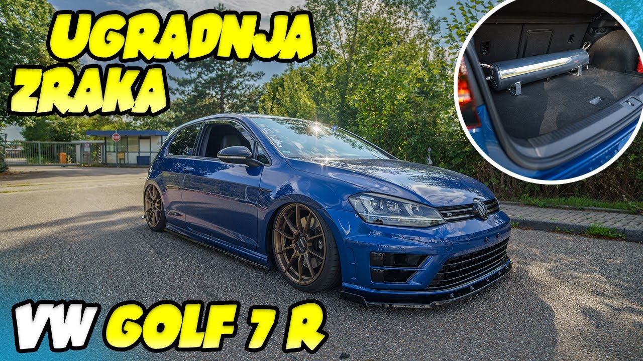 UGRADIO SAM ZRAČNI OVJES NA SVOJ VW GOLF 7 R🤤