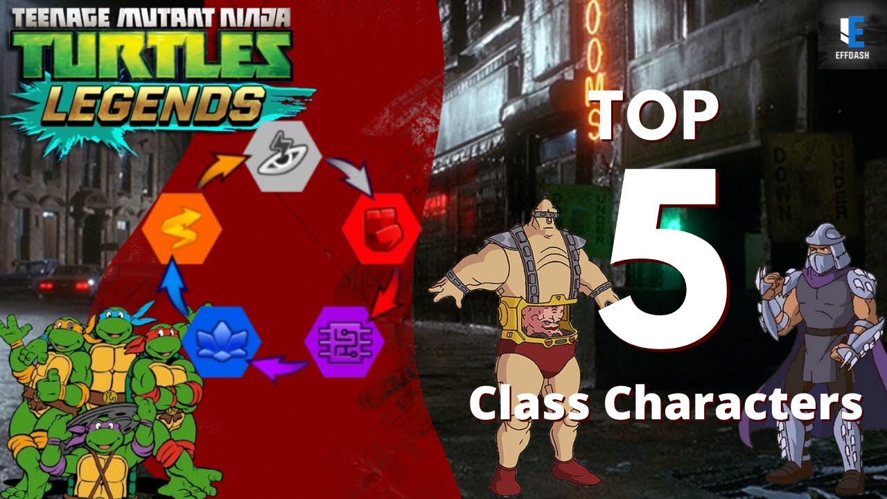 5 лучших персонажей для каждого класса | Легенды TMNT