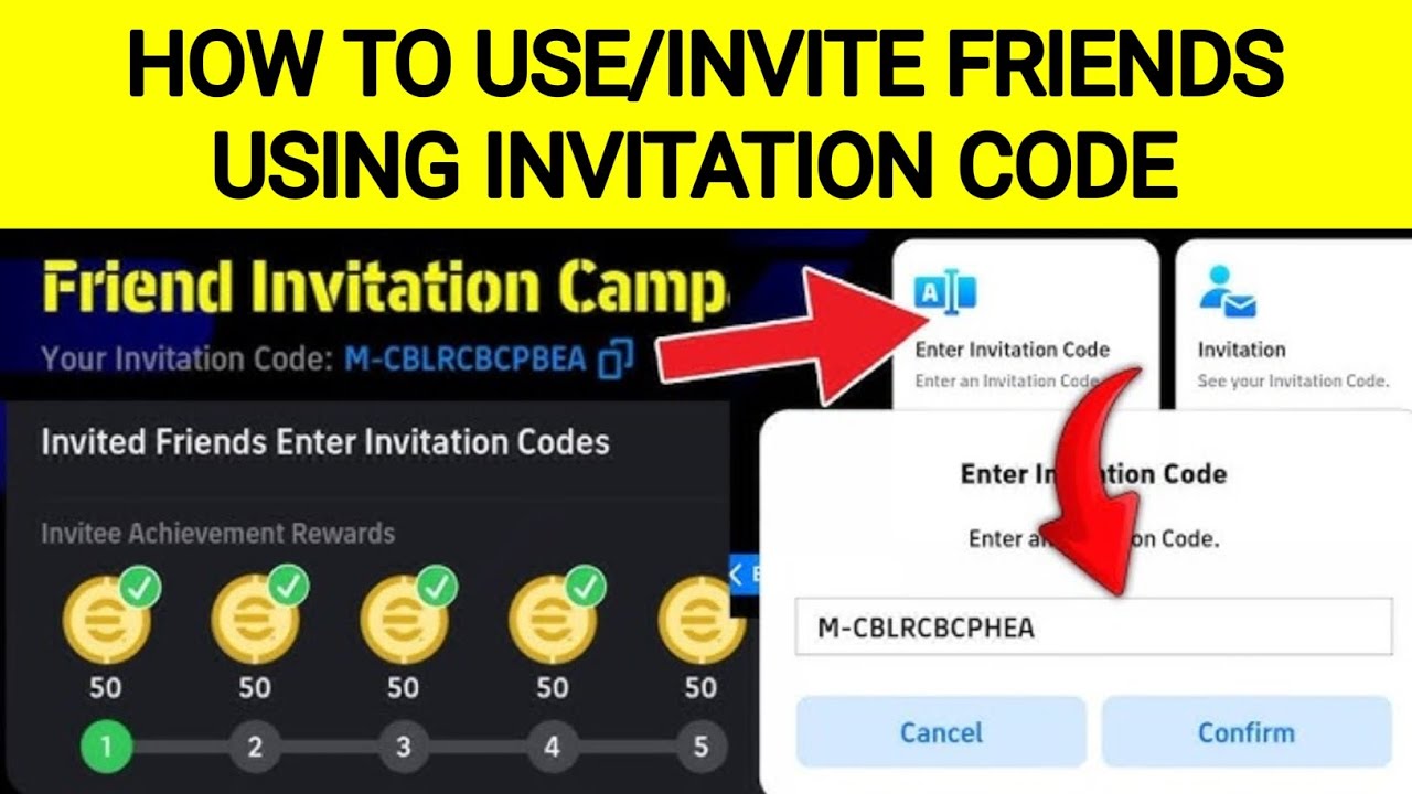 Enter Invitation Code Efootball | How To Invite Friends In Efootball | (New Update 2026)
