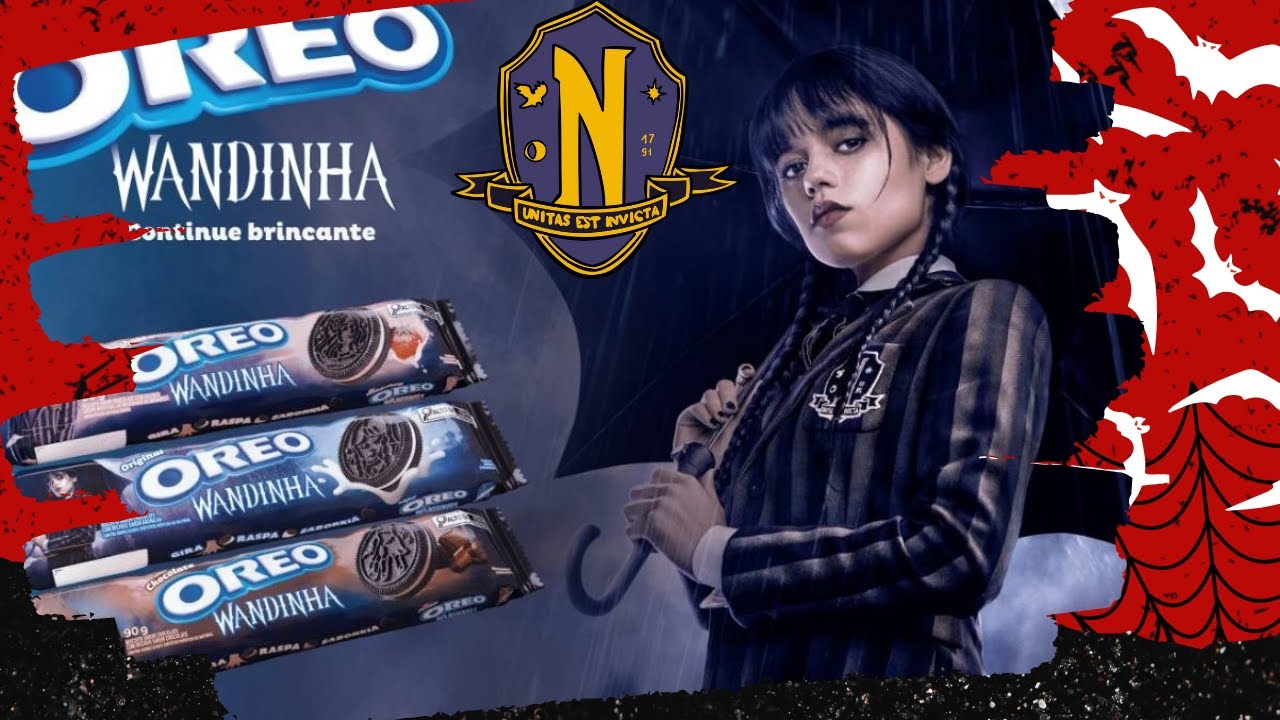 NOVIDADE 💥 BISCOITO OREO DA WANDINHA DA FAMÍLIA ADDAMS