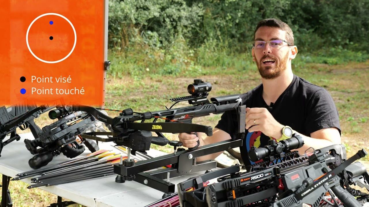 Tir en Extérieur avec l'arbalète recurve EK JAG2 / Le zérotage par Hattila