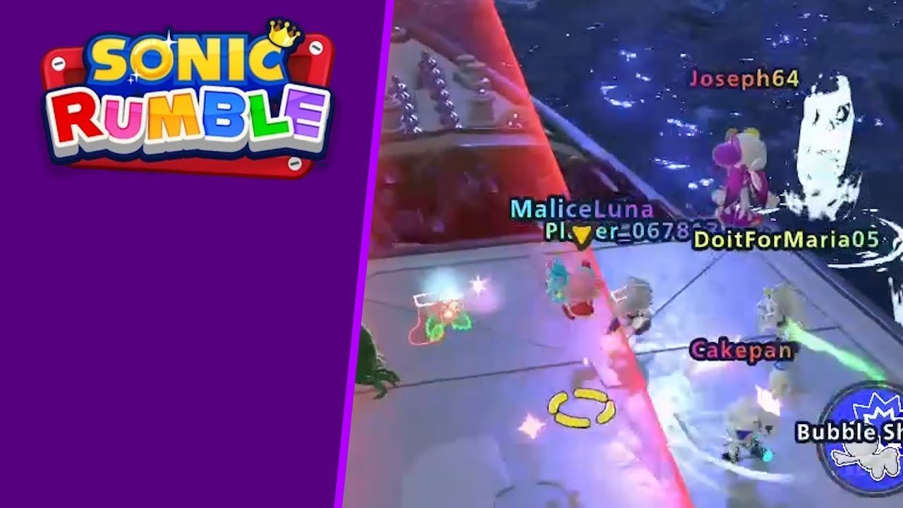 Surviving The Monster With Rude Players in Sonic Rumble