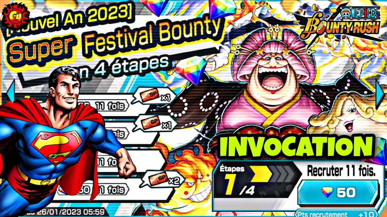J'AI VOLÉ LE TITRE DE SHAFTMAN... INVOCATION/GAMEPLAY BIG MOM | One Piece Bounty Rush| OPBR