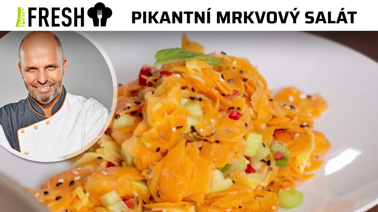 Pikantní mrkvový salát podle Zdeňka Pohlreicha | Rychlá a zdravá příloha