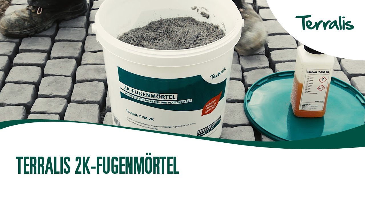 Fugenm&ouml;rtel 2K | Verarbeitungsvideo | TERRALIS Galabau