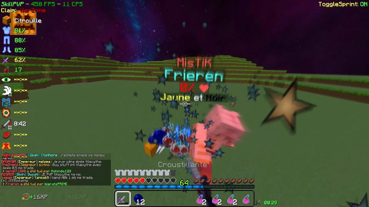 JE DROP TOUTES LES EPEE METE DU SERVEUR + FUN MOMENTS !