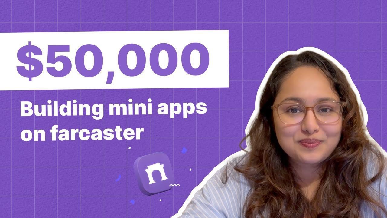 I earned $50000 building mini-apps on Farcaster!