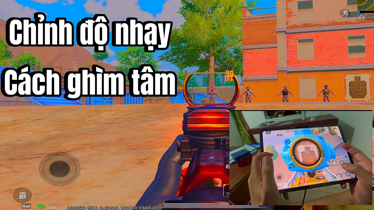Hướng Dẫn Chỉnh Độ Nhạy và Ghìm Tâm Chuẩn Chỉ Pubg Mobile