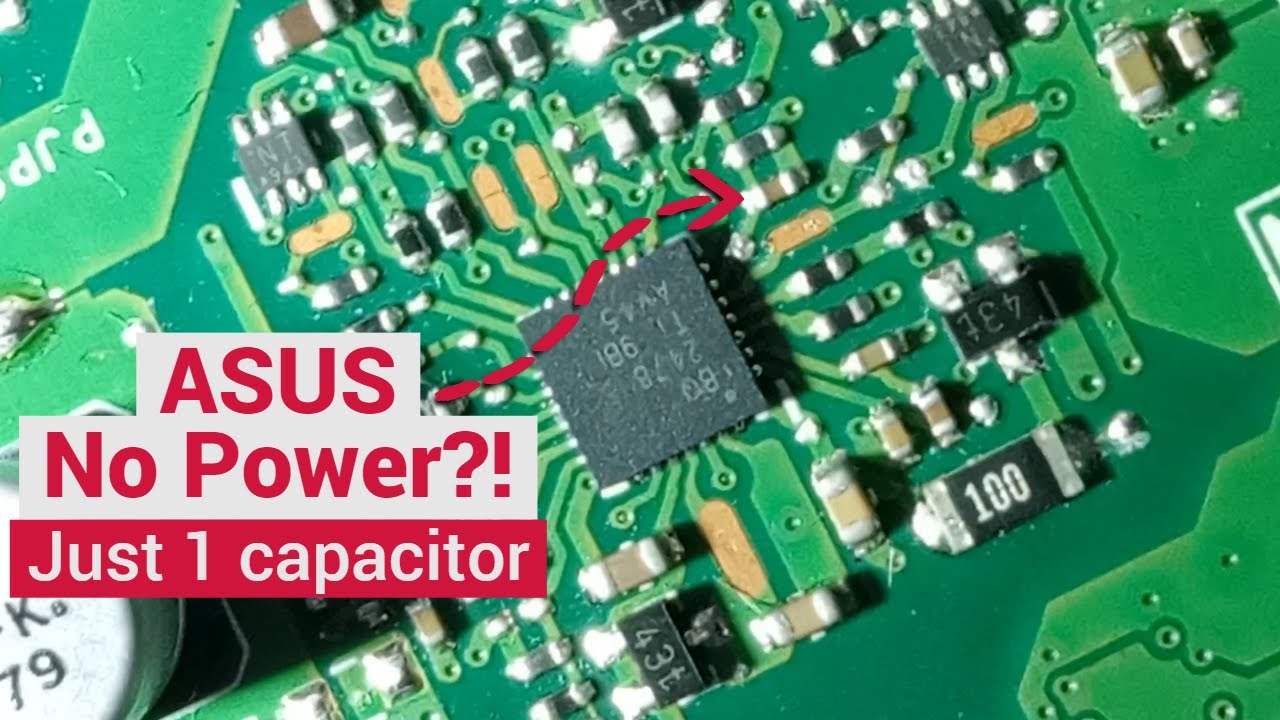Laptop ASUS X441M No Power No Charger, Power Start Fail Fixed