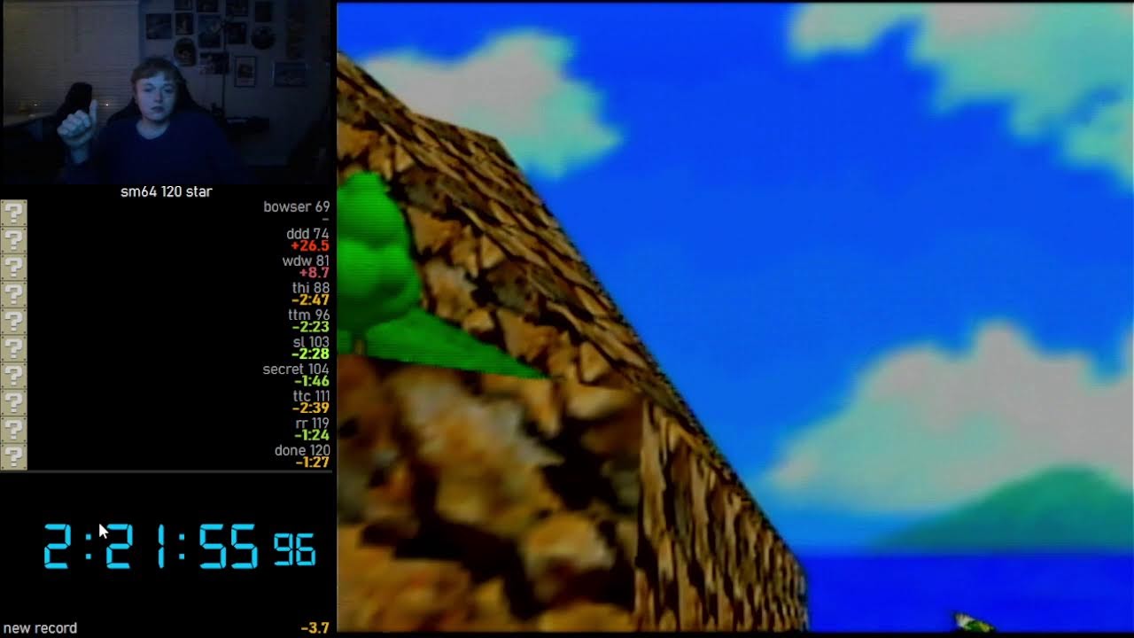 Super Mario 64 Speedrun attempts