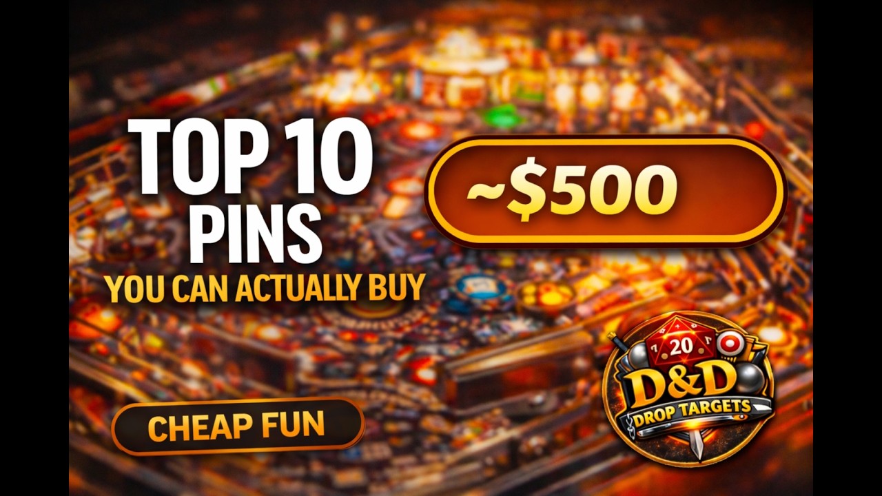 Top 10 Pinball Machines You Can Actually Buy for Around $500