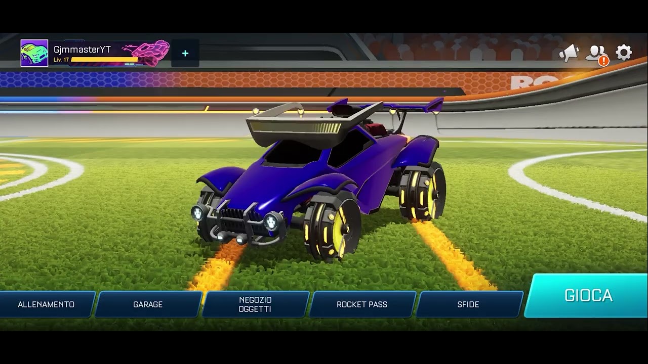 Gioco a rocket league da mobile