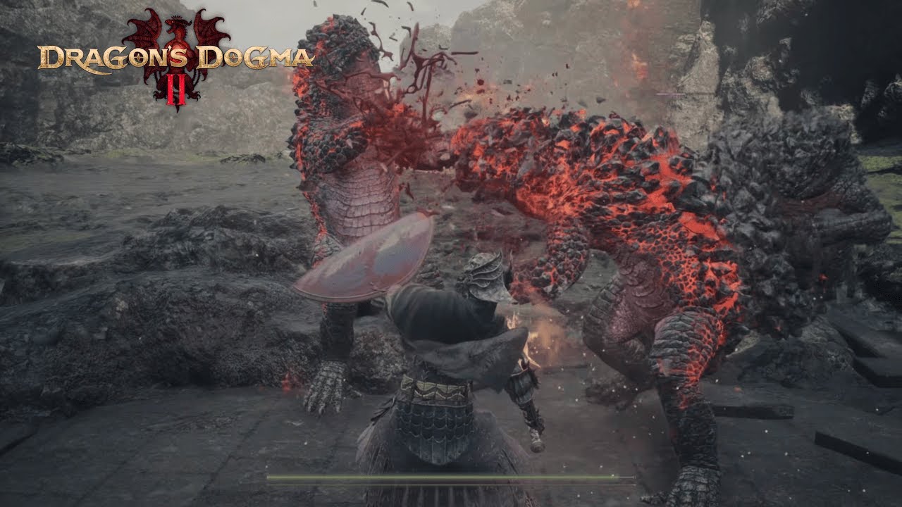 Fighter Solo | Surrounded by Magmascales | Parry After Parry | Inferno Battle[Dragon's Dogma 2]