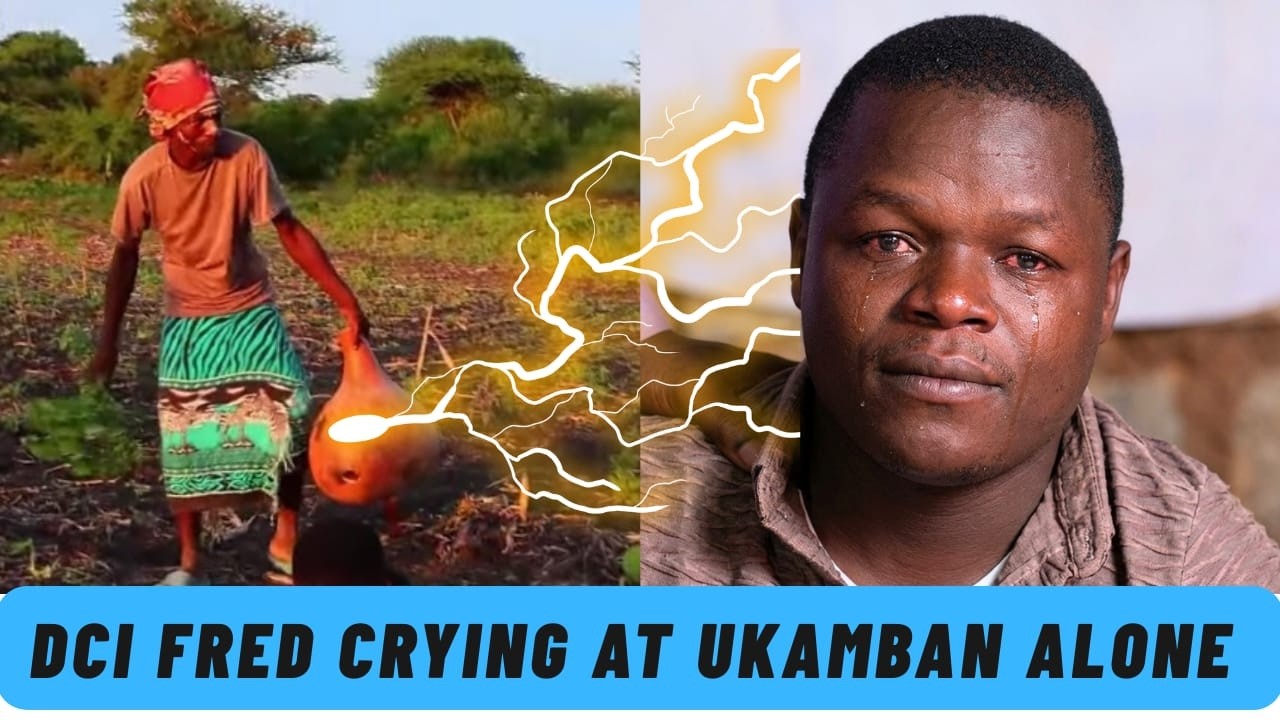 DCI Fred in hot water after he was left alone at ukambani. God protect him.