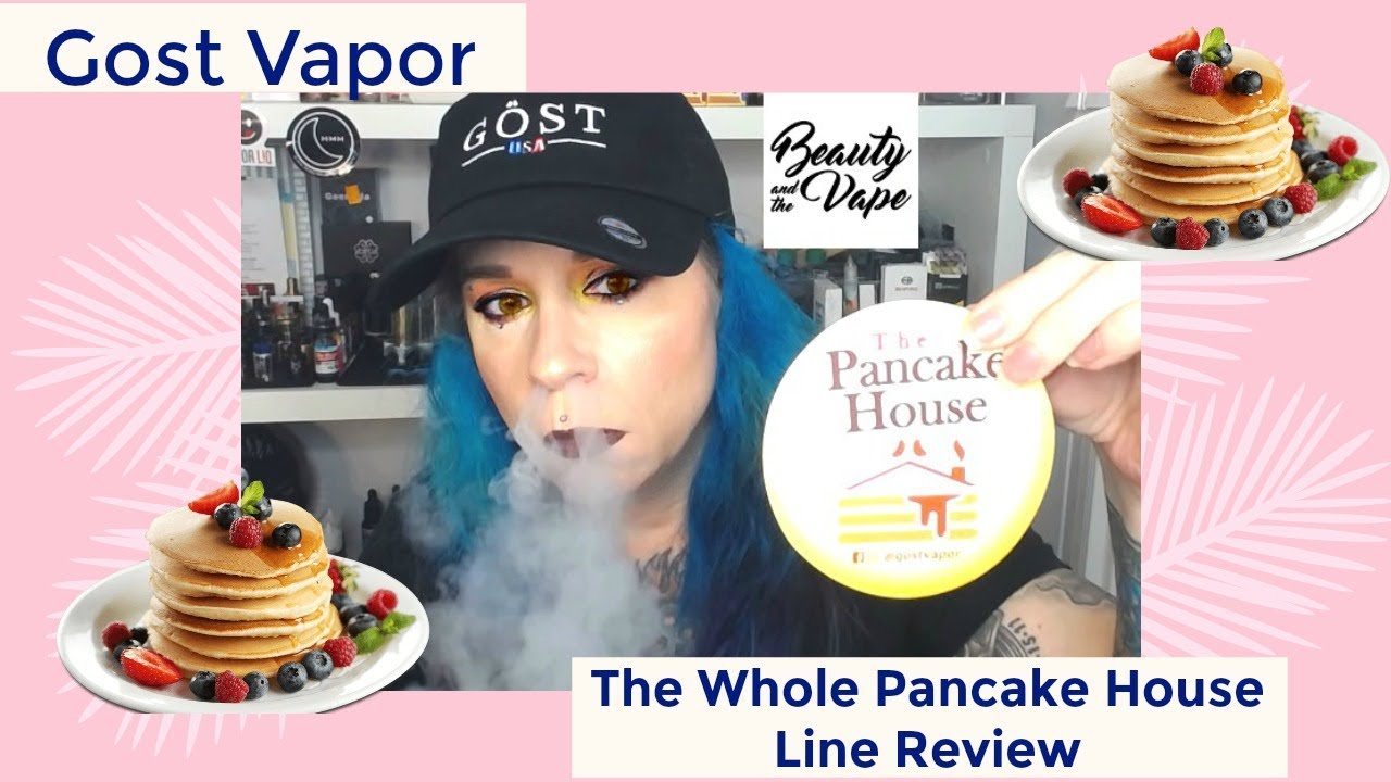 💋Gost Vapor - The Pancake House E-liquid Line - СКИДКА 20% ПО КОДУ - #BeautyAndTheVape💋