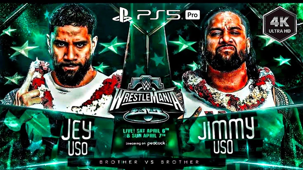Wwe2k24 Jey Uso vs Jimmy Uso #Ps5PRO [4K 60FPS] gameplay