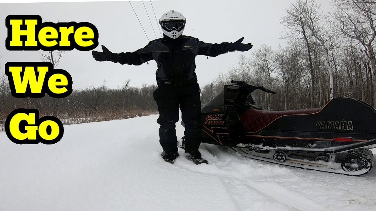 FIRST RIDE On The Rare Yamaha VMAX 540 Snowmobile - Will The Engine Blow Again??