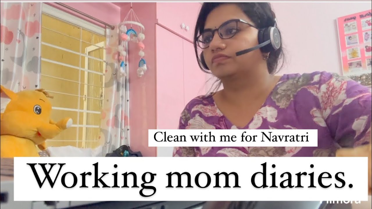 Office నీ ఇంటి ని బేబీ నీ manage చెయ్యడం అంత easy కాదు! New look to my home for this Navratri #diml