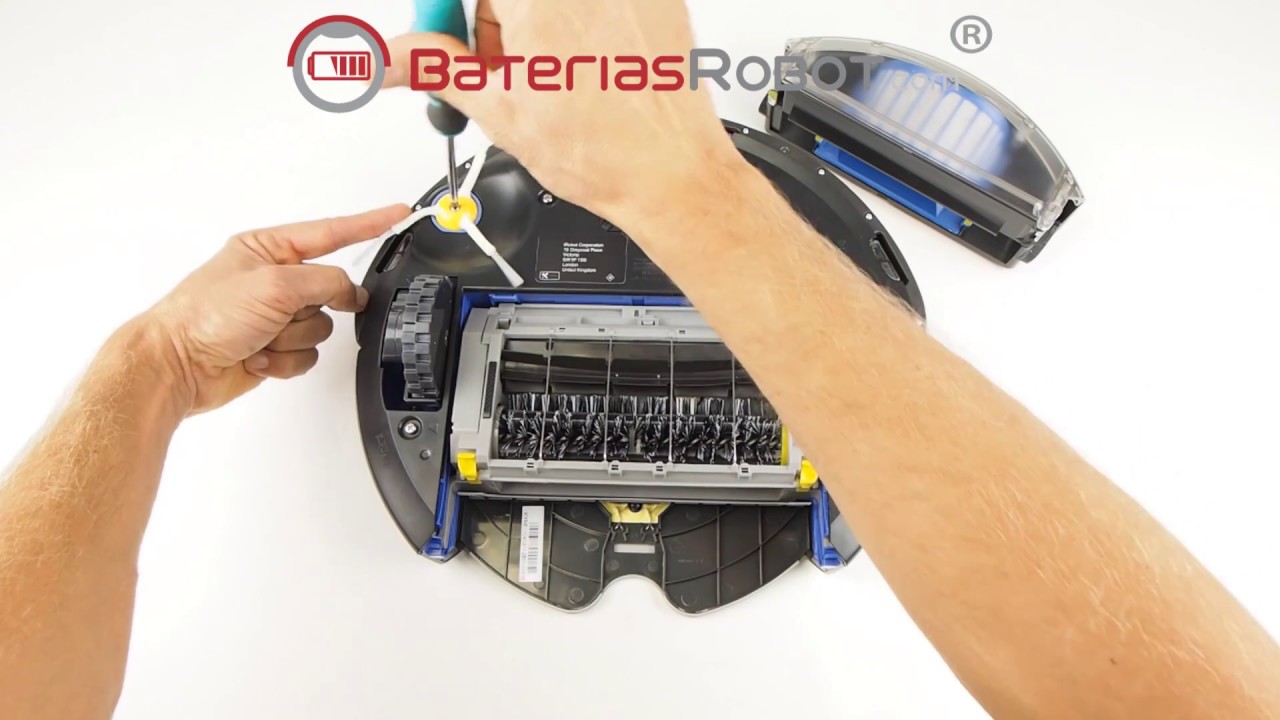 Roomba iRobot. Cómo cambiar el Motor del Cepillo Lateral