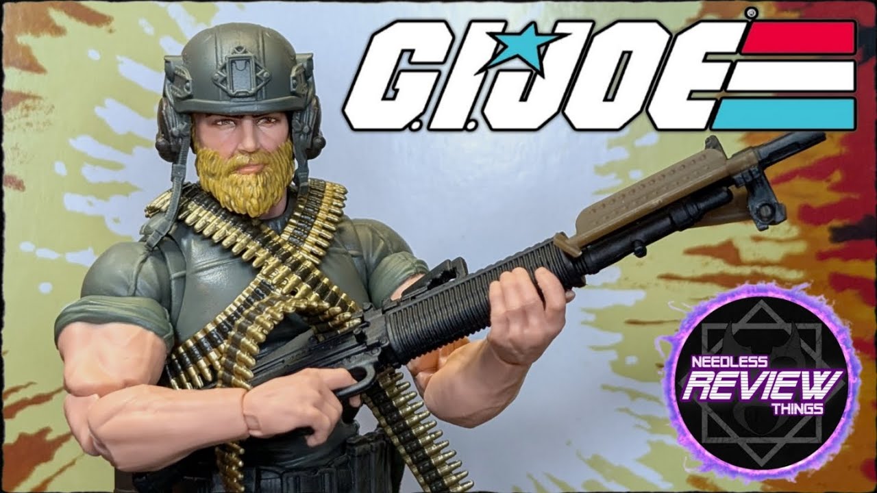 GI Joe Classified Series Retro Cardback Rock N' Roll Action Figure Review