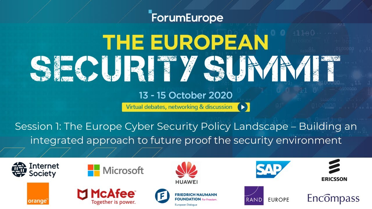 Session 1: The Europe Cyber Security Policy Landscape