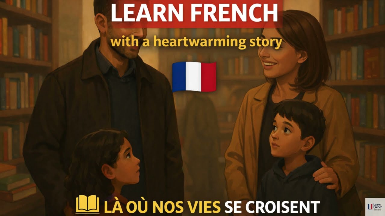 Learn French for Beginners with a Heartwarming Story – Là où nos vies se croisent.