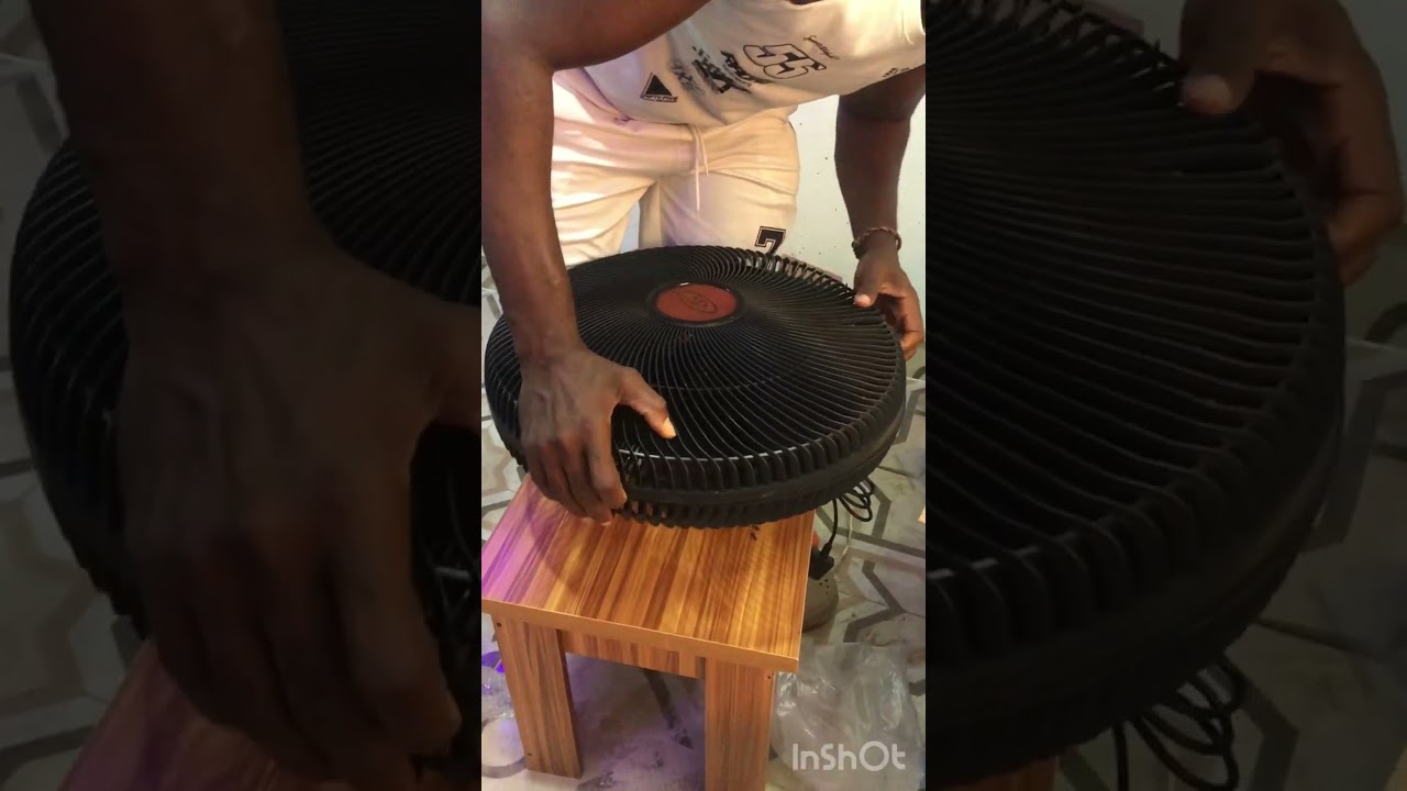 How to assemble and fix a fan, Ox standing fan unboxing
