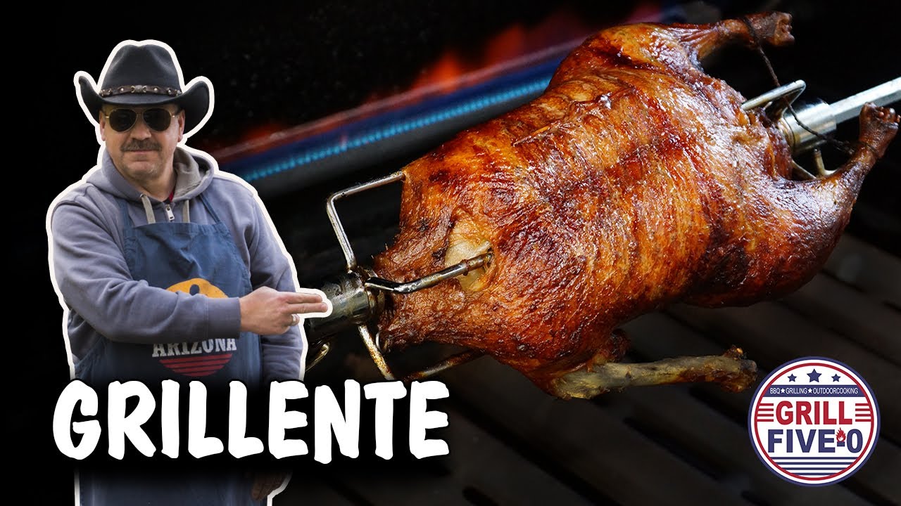 Ente vom Grill | ganz einfach eine Grillente auf dem Gasgrill zubereiten | Grill Five-0 🦆🔥🤠