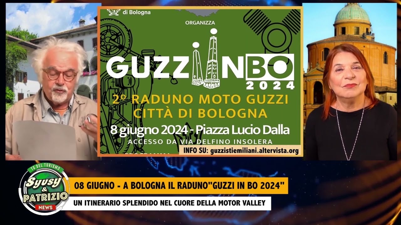 Guzzisti Emiliani - GUZZI·IN·BO 2024 al TG del Turismo