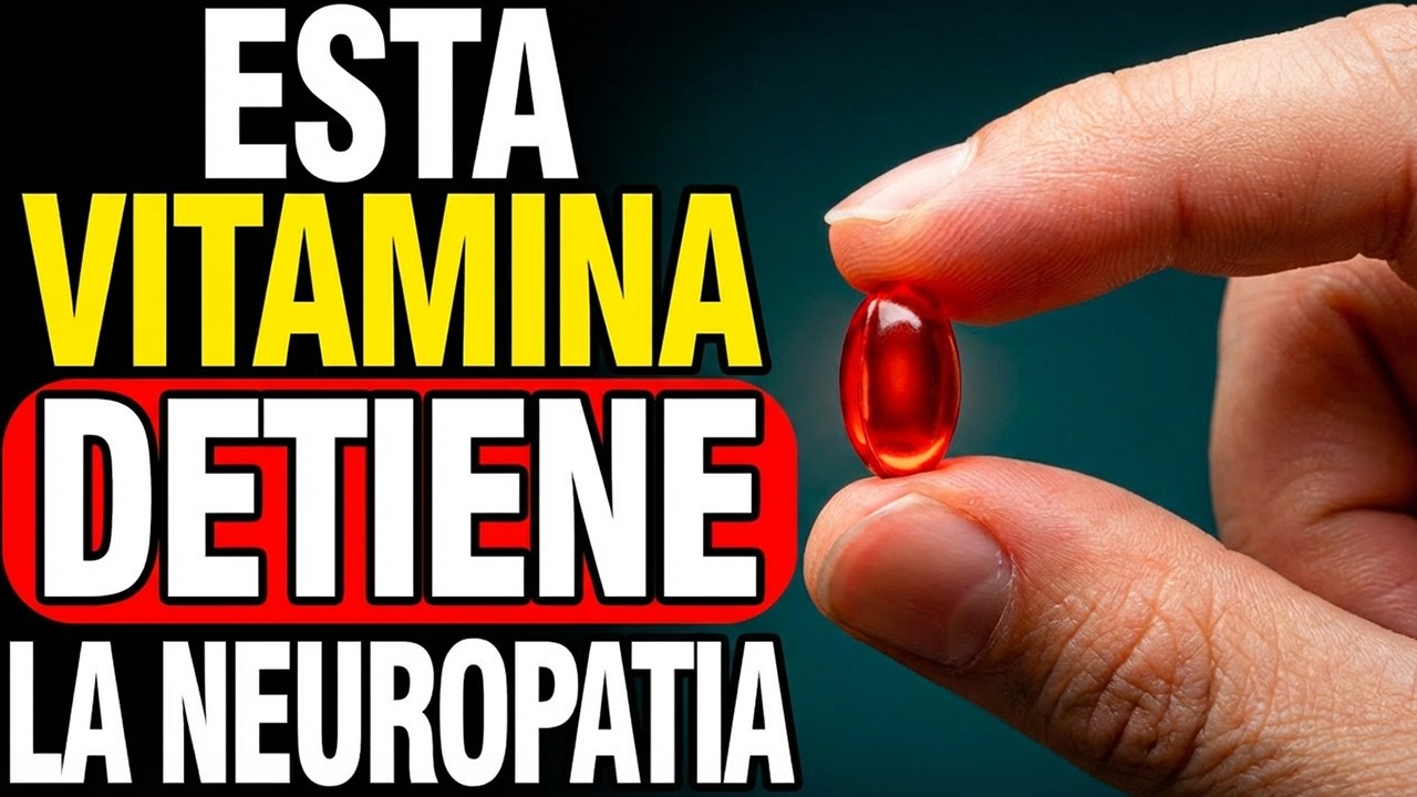 La Vitamina que SALVA tus NERVIOS y DETIENE la NEUROPAT&Iacute;A