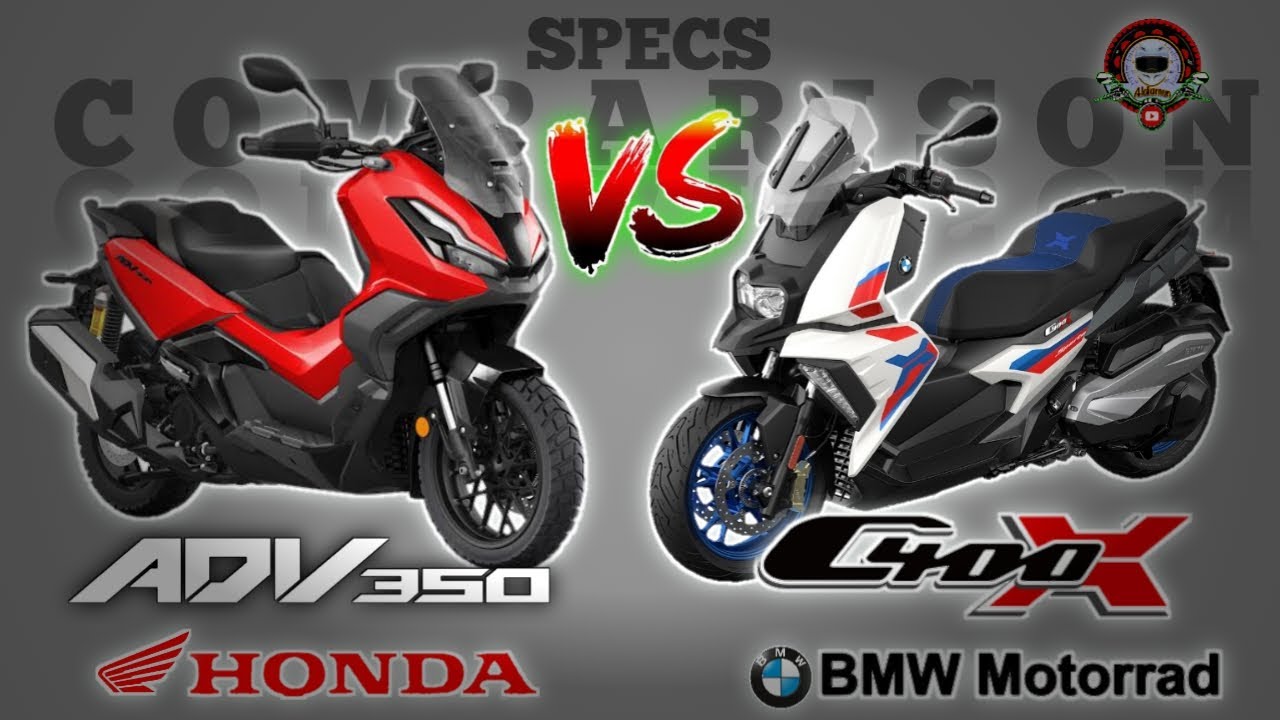 HONDA ADV 350 vs BMW C400X SPECS COMPARISON