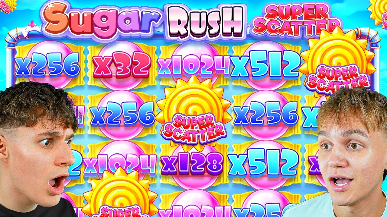 OUR BIGGEST WIN ON THE NEW SUGAR RUSH SUPER SCATTER (MAX SCATTER WIN)